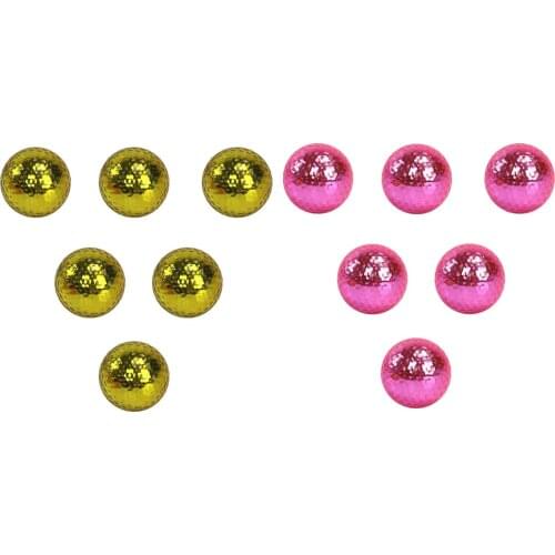 6pcs Premium Dual-Layer Golf Ball For Match Practice Play Golfer Gift Club Accessories Prize Giveaways