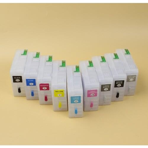 80ml Stylus Pro3880 rechargeable ink cartridge with permanent chip for Epson 3800 3880 ink cartridge