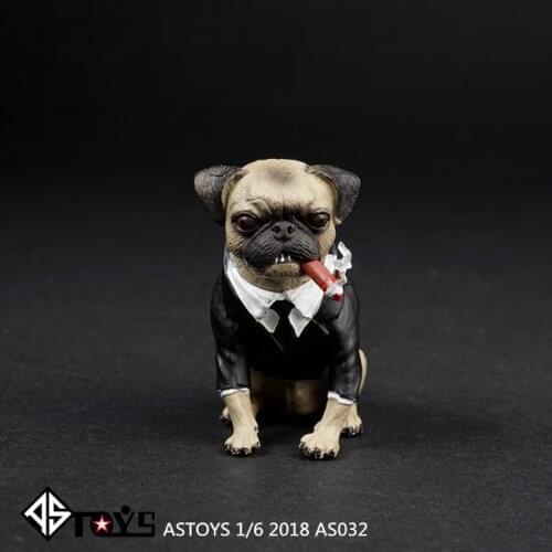 ASTOYS 2018 AS032 1/6th Cigar Dog Scene Props for 12" PH TBL DAM EB HT Jiaou DOll Action Figure DIY