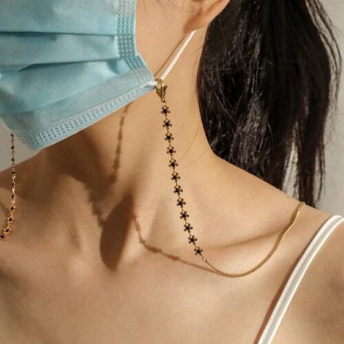 Mask chain Eyeglass Chain Silver Color Glasses Chains Necklace Stainless Steel Sunglasses Links Holder Grandmother Chains for Me