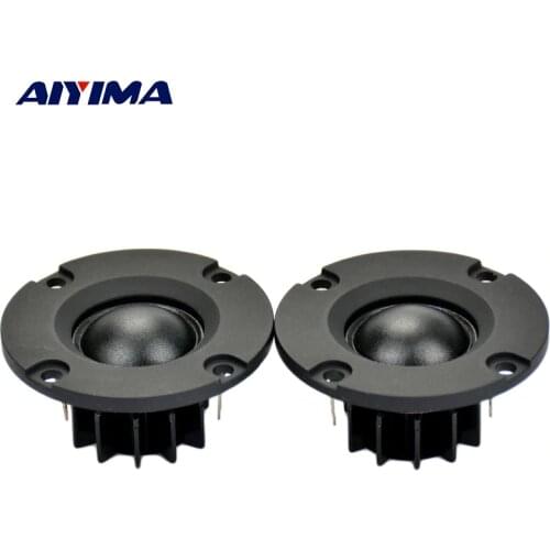 AIYIMA 2Pcs 2Inch Tweeter Audio Speakers 6Ohm 15W Hifi Speakers Imported Silk Tweeter Louderspeakers Membrane Crisp Delicate