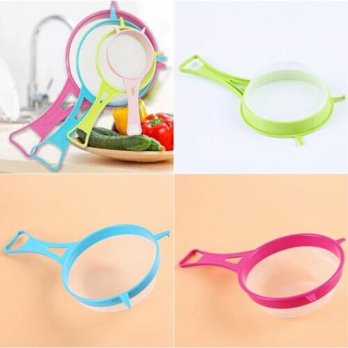 Milk Sieve Filter Colander Soy Juice And Juice And Tea Filter Filter Plastic Fine Mesh Flour Sieve New 4Pcs