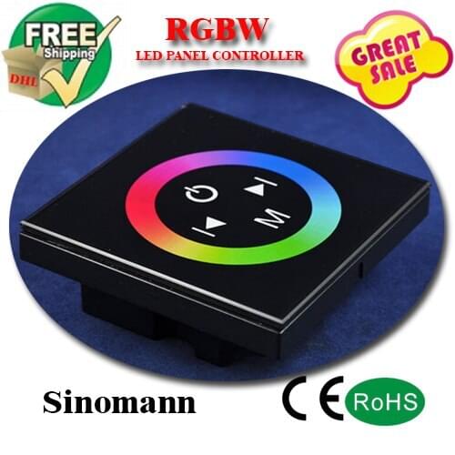 LED Touch Panel Controller 12-24V touch panel rgb controller CE/RoHS Approved for LED Neon flex strip lights DC12V lights