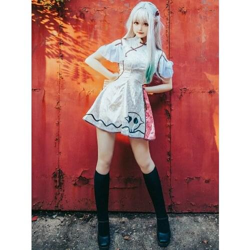 The Anime Toilet-bound Hanako-kun Cos Yahiro Nene Cosplay Chinese Style Cheongsam Costume R
