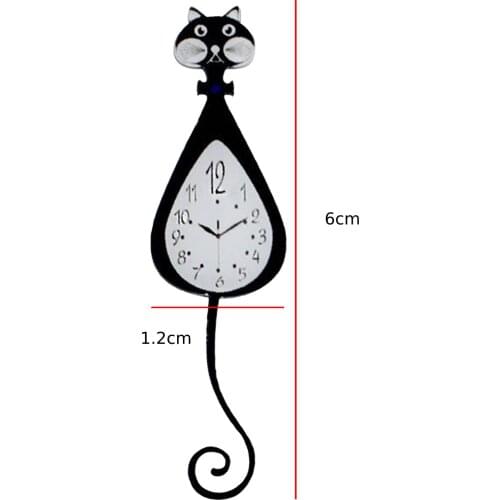 1:12 Scale Mini Clock Dollhouse Miniature Doll House Art Decor Accessories Black