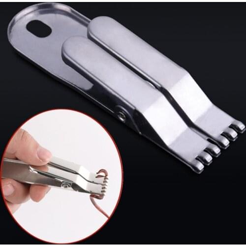 Stainless Steel Earthworm Bloodworm Bait Hook Clip Clamp Fishing Tackle Tool Bait Hook Clip Clamp Fishing Tackle Tool Bait Hook