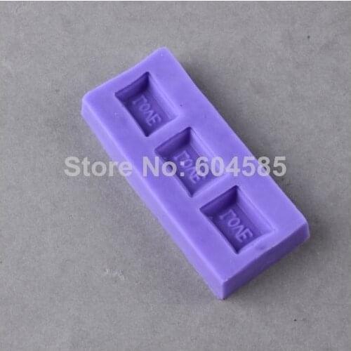 New Silicone 3D Cake Chocolate DIY Soap Love Molds Plunger Cutter