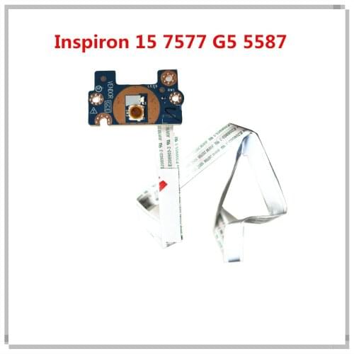 For Dell Inspiron 15 7577 7577 Power Button Board With Cable J0DPT 0J0DPT LS-E994P 100% Tested Fast Ship
