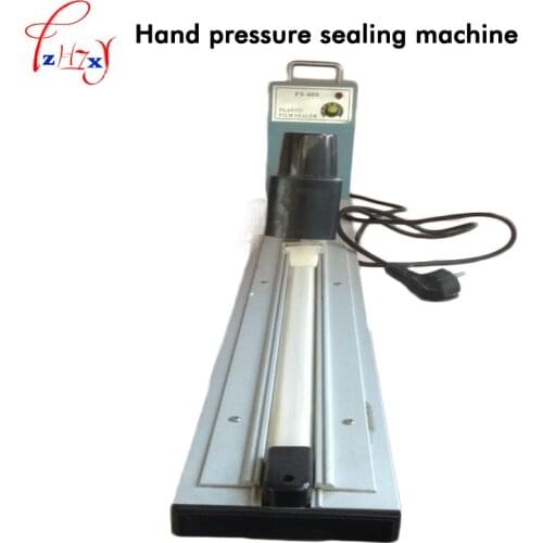 Hand pressure sealing machine FS-600 long sealing machine used sealing of all kinds of plastic films and aluminum films 110/220V