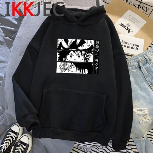 Japanese Anime My Hero Academia Himiko Toga Hoodies Men Harajuku Boku No Hero Academia Cool Sweatshirt Streetwear Hoody Male