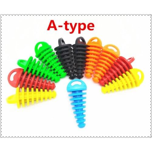 Motorcycle pitbike Exhaust Pipe Plug Silencer Muffler Wash for HONDA CRF450R CRF250X CRF450X CRF230F SL230