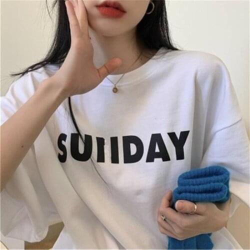 New Fashion T shirt Women Spring Summer New Short Sleeve Round Neck T-shirt Woman Cotton Spandex Tshirt Women
