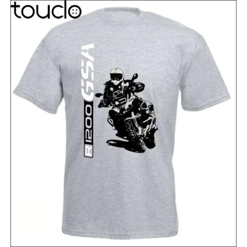 Summer Short Sleeve Plus Size Sleeve Tops Tshirt Homme 1200 GSA GS T-Shirt Adventure Motorrad Motorcycle Fans Tee Shirt