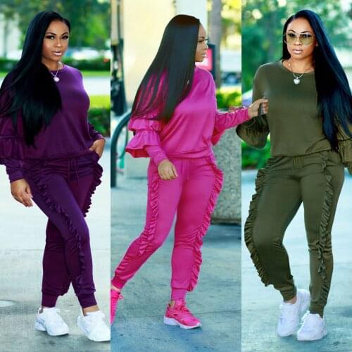 Two piece set women tracksuit for female long sleeve hoody pants 2 piece set womens suit winter two pieces sets