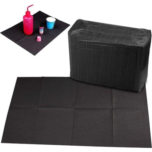 125/50/30 pcs Black Tattoo Cleaning Wipes Disposable Dental Piercing Bibs Waterproof Sheets Paper Tattoo Accessories