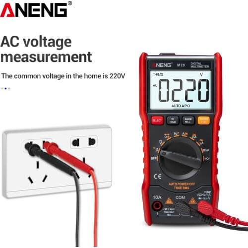 ANENG M20 Digital Pocket Multimeter Profissional 6000 counts transistor tester true rms capacitance mutimetro lcr meter