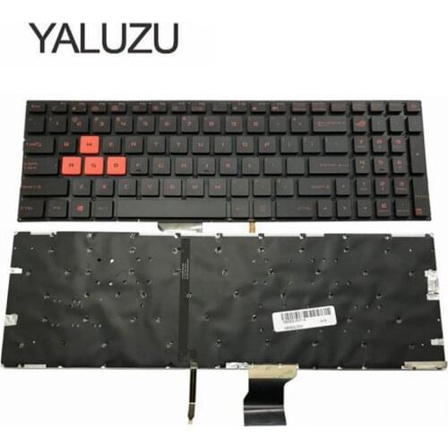 YALUZU English Keyboard for ASUS GL502 GL502V GL502VT GL502VS GL502VM GL502VY US BACKLIT Standard English Layout