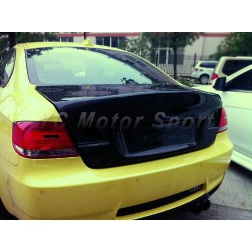 Car Accessories Carbon Fiber CSL Style Trunk Fit For 2007-2011 E92 3 Series Coupe Rear Trunk Bootlid Car-styling