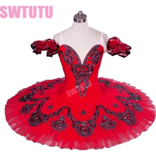 Red swan lake ballet tutu,girls performing dance costumes,professional classical ballet tutus for girls,tutu danceBT8992