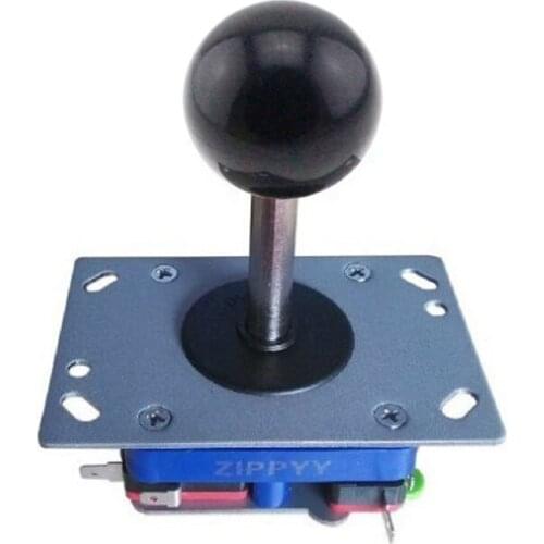 Classic 2 way 4 way 8 way Arcade Game Joystick Ball PacMan Pick A Color Zippy JoyStick Black Long Handle