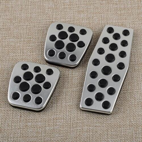 1 Set Car MT Accelerator Brake Clutch Pedal Pad Fit For Opel Vauxhall Insignia 2015 2014 2013 2012 2011