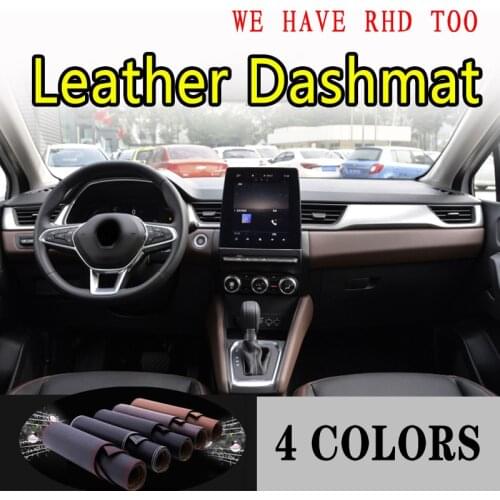 For RENAULT CAPTUR KAPTUR g2 2020 Leather Dashmat Dashboard Cover Dash Mat Sunshade Carpet Car Styling auto accessories