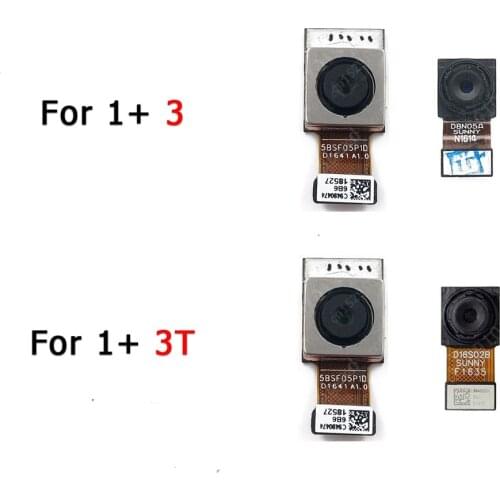 Original Front Back Camera For OnePlus 3 T One Plus 3T Backside Frontal Facing Rear Selfie Camera Module Flex Repair Spare Parts