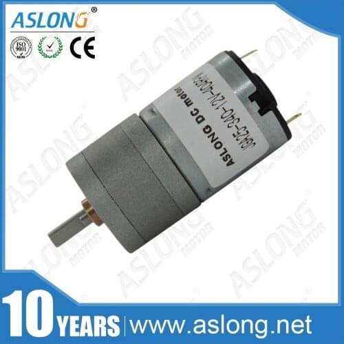 High torque high qality 25mm 12v micro dc gear motor for robot transmission kits JGA25-340 ASLONG