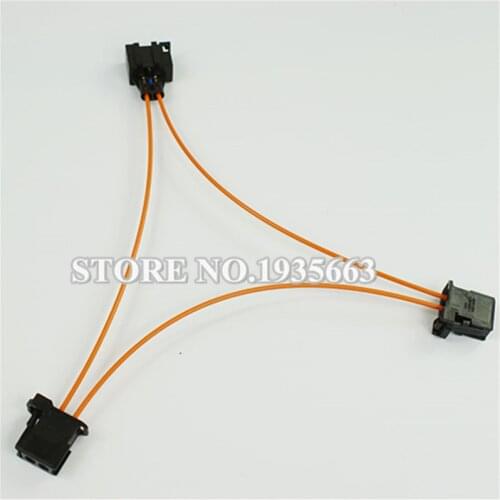 MOST Optic Fiber Jumper Cable Multimedia Connectors For Audi BMW Benz Porsche etc. Car Accessories Interior Car Decor Car Trim
