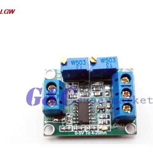 Voltage to Current Signal Transmitter 0-3.3/5/10/15V to 4-20mA Linear conversion diy electronics