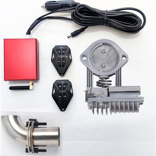 NEW Electric Exhaust Sounds Valve Universal Waterproof Flange Pipe Connecter Racing System Remote Control