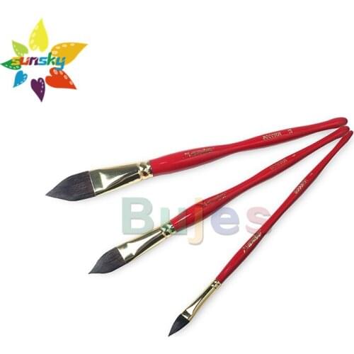 Original Mairtini 6100RR Cat tongue shaped watercolor brush Mop brush Kazan Squirrel hair watercolor brush Good water absorption