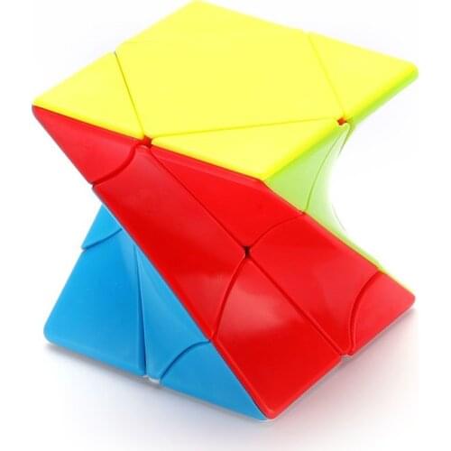 Original High Quality FanXin Twisted Skewed Magic Cube Skewbcube Torsional Wisdom Speed Puzzle Christmas Gift Ideas Kids Toys