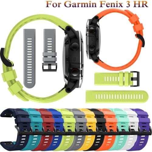New Strap For Garmin fenix 5X 6X SmartWatch Silicone watchBand For Garmin Fenix 3 Quick Release Strap For Garmin Fenix 3 HR band