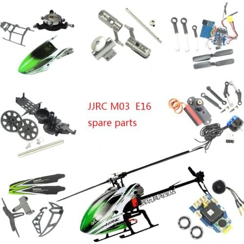 JJRC M03/E160 RC Helicopter spare parts propeller motor ESC gear Landing gear Motherboard charger Tail blade chassis shaft servo