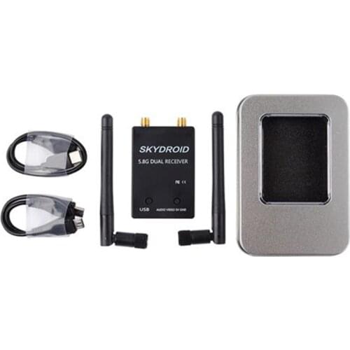 Skydroid 5.8Ghz 150CH UVC OTG Smartphone Dual Antenna FPV Receiver for Android Tablet PC RC Drone