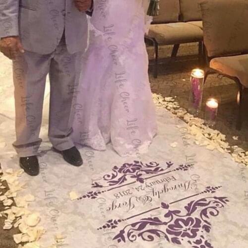 Wedding Sticker Dance Floor Decal Wedding wood Monogram Vinyl Floor Sticker Party Decor Custom Name & Date DIY Deco Sticker