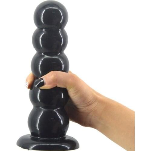 Unisex!Big Anal Dildo no vibration Womans G-Spot Stimulator Male Prostate Massage Anal Beads butt plug Adult Products for women