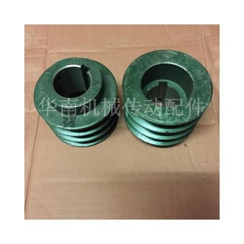V-pulley B2 high quality cast iron pulley pulley pulley B with double groove inner hole 24 key 8 motor pulley