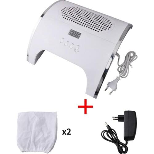 2-IN-1 Nail Suction Dust Collector + 36 LEDs Nail Dryer Nail Lamp For Nail Polish Gel Nail Vacuum Cleaner Machine Manicure Tools