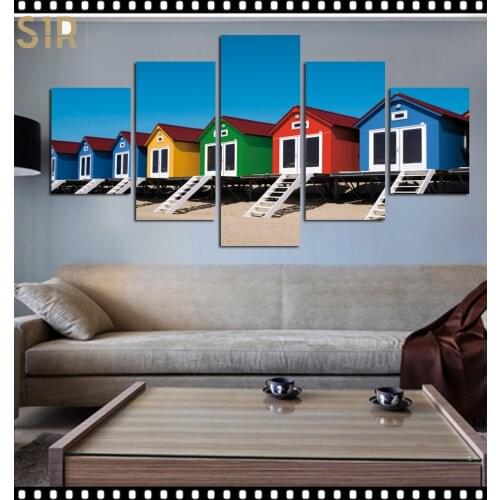 World Famous Architecture Beauty HD Five Wall Painting Decorative Painting Anime Posters Wall Decor Anime Decor Room Decor