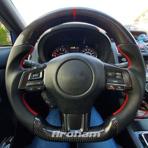 High Quality Custom Carbon Fiber Steering Wheel For Subaru WRX STI Levorg 2015 2016 2017 2018 2019