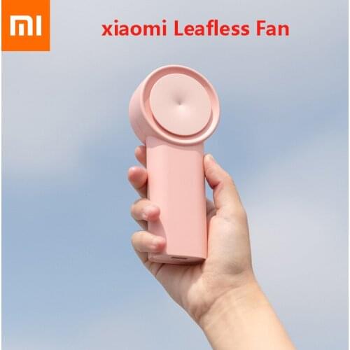 Xiaomi 3life New Exotic Leafless Fan Handheld Portable USB Rechargeable Mini Fan Silent Power Bank Air Cooler Fan Best Gift