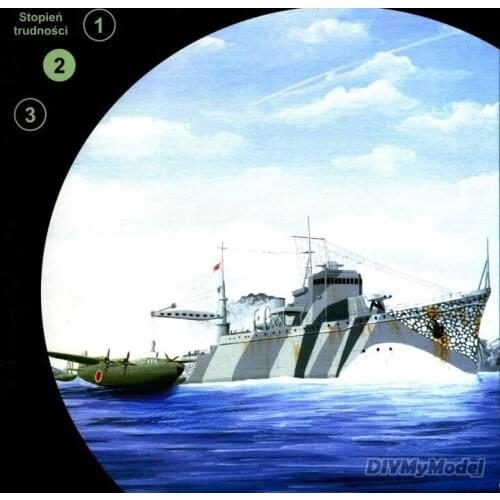 DIYMyModeI Japanese aircraft carrier qiujinzhou DIY Handcraft Paper Model Kit Handmade Toy Puzzles Gift Movie prop