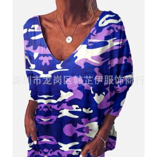 Long Sleeve V-neck Tee Top Plus Size Woman T-shirt Women Shirts Casual Woman Tshirt