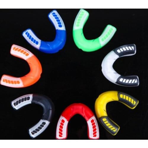 1 Piece Sports Rugby Basketball Football Boxing Muay Thai Mouth Guard Teeth Protector MMA Fight Boxer Mouthpiece 2019 DEO