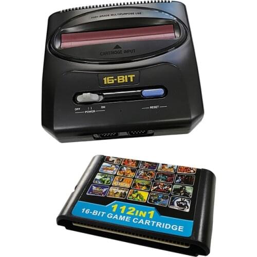 16-Bit Mini Sega Genesis TV Video Game Console With Classic 112 in 1 game console