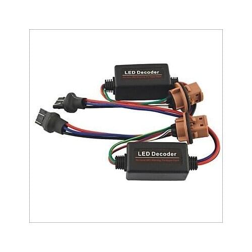 2 X T20 7443 AMPOULE LED pour voiture Lumiere avertissement Canceller Decoder--2PCS resistance de charge