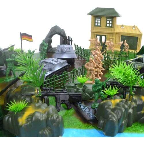 300Pcs DIY Small Soldier Plane Model Military Tank National Flag Model Toy Set Building Blocks Kid Toys Figures Toy For Children
