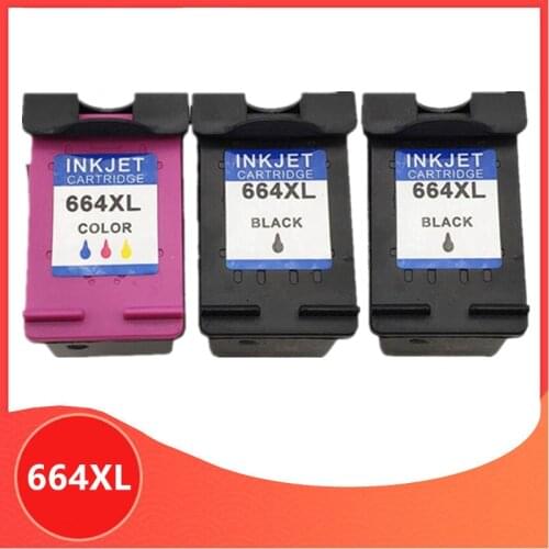 3PK 664 for HP 664XL 664 Ink Cartridge for HP664 Deskjet 1115 2135 3635 2138 3636 3638 4535 4536 4538 4675 4676 4678 printer